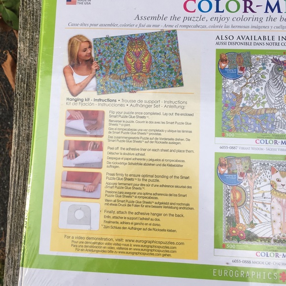 EuroGraphics Tiger Color-Me Puzzle - Picture 3 of 5